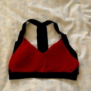 Beyond Yoga sports bra - dark red